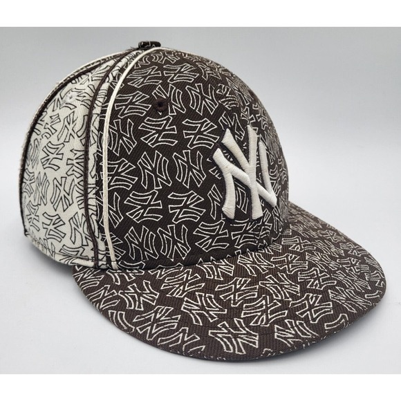 New Era 59Fifty New York Yankees All Over Print Fitted Hat Cap Size 7 3/4 Mens - Picture 3 of 13